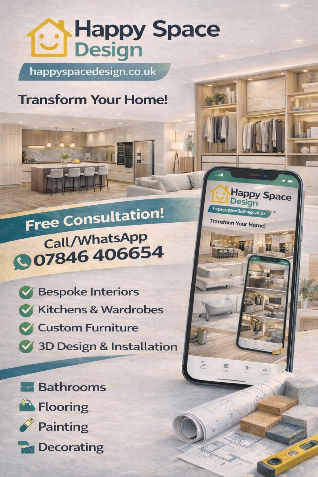 Happy Space Design – interiors & kitchens